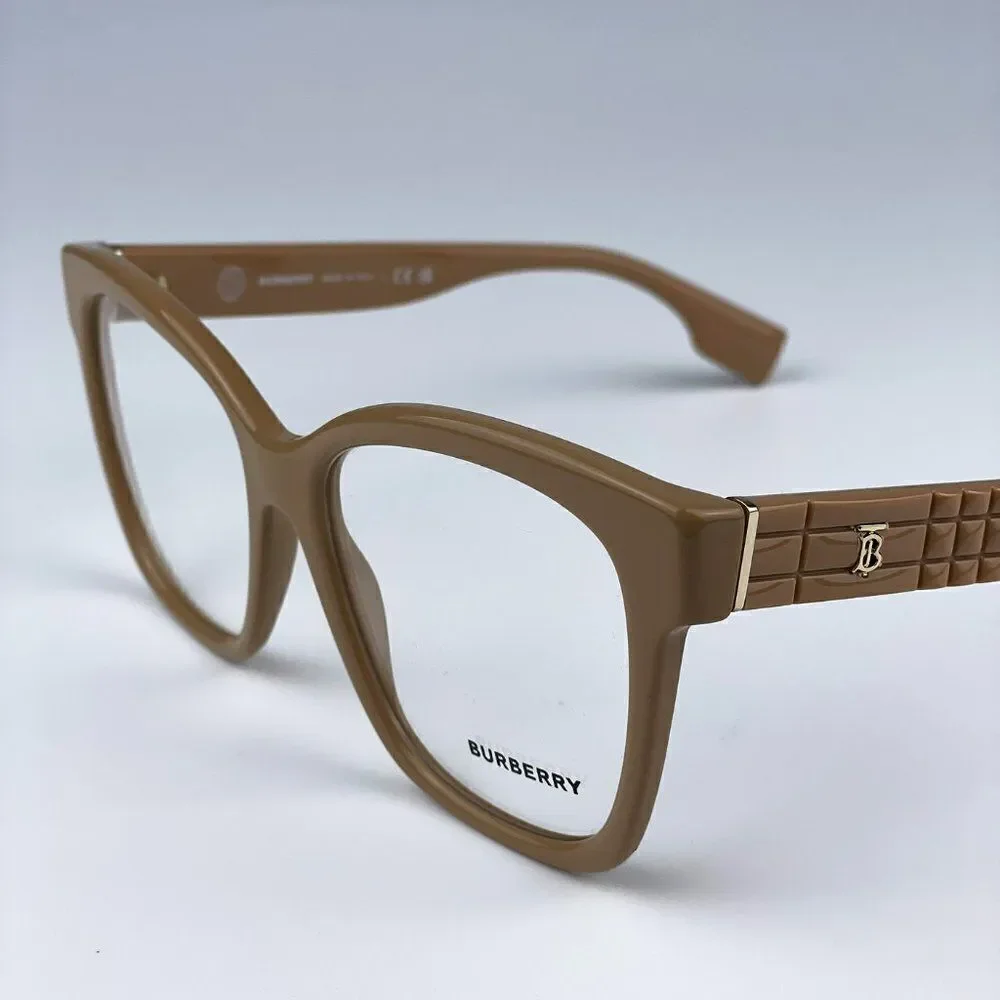 SALE! NEW Burberry BE2363 3990 Beige Square Women Eyeglasses